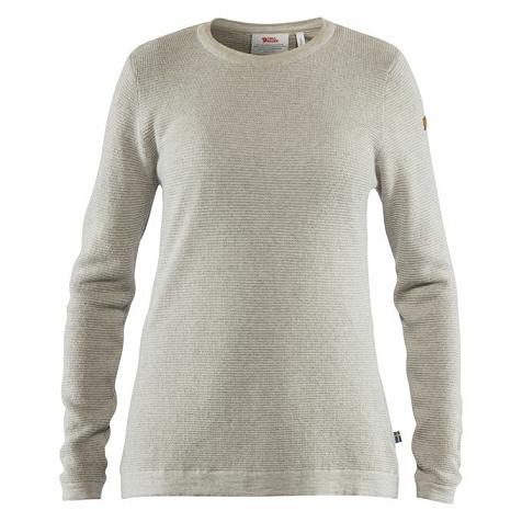 Fjallraven Women High Coast Sweater White PH159441 Philippines